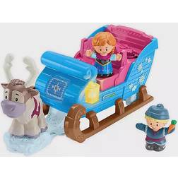 Fisher Price Frozen Anna & Kristoff's Wagon by Little People