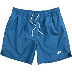 Nike Sportswear Sport Essentials Men's Woven Lined Flow Shorts - Dark Marina Blue/White