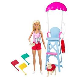 Mattel Barbie Lifeguard Doll & Playset