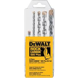Dewalt Rock Carbide SDS Hammer Bit Set (5-Piece)