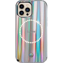 LuMee x Paris Hilton Holographic Halo Selfie Light Case for iPhone 13/13 Pro