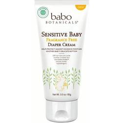 Babo Botanicals Sensitive Baby Fragrance Free Zinc Diaper Cream 3oz