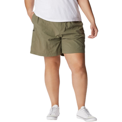 Columbia Women's Sandy River Cargo Shorts Plus - Stone Green