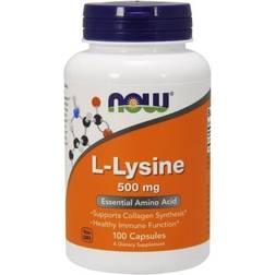 Now Foods L-Lysine 500 mg 100 Capsules