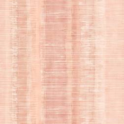 Boho Rhapsody Pink Sunset Tikki Natural Ombre Unpasted Wallpaper