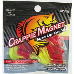 Trout Magnet Crappie Magnet Body Pack 1-1/2" Red/Chartreuse Red/Chartreuse