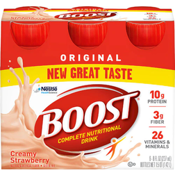 Boost Nutritional Drink Creamy Strawberry 6 Bottles