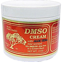 DMSO Cream, Aloe Vera Rose Scented, 4 Oz