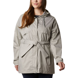 Columbia Women's Pardon My Trench Rain Jacket Plus Size - Flint Grey