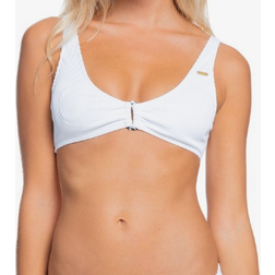 Roxy Mind Of Freedom Elongated Bralette Bikini Top - Bright White