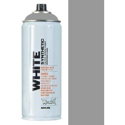 Montana Cans White Spray Paint Silver, 400 ml can