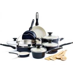 GreenPan Rio Cookware Set with lid 16 Parts