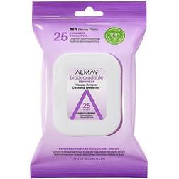 Almay Biodegradable Longwear Makeup Remover Cleansing Towelettes 25-pack
