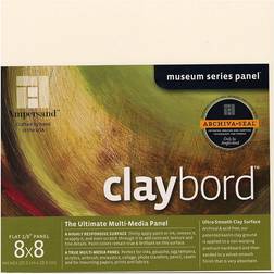 Ampersand Claybord 8" x 8" 1/8" Flat