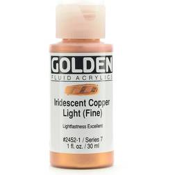 Golden Fluid Acrylics Iridescent Copper Light Fine 30ml