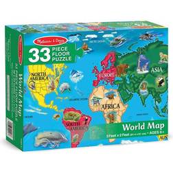 Melissa & Doug World Map 33 Pieces