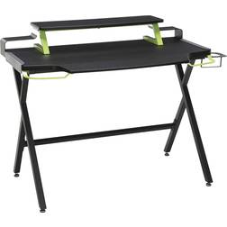 RESPAWN 1000 Gaming Desk - Black/Green, 1067x600x880mm