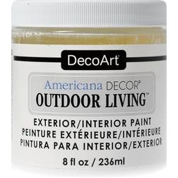 Deco Art ADOL-02 8 oz Americana Outdoor Living Picket Fence, White