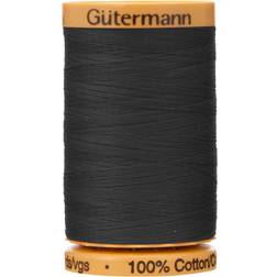 Gutermann Black Natural Cotton Thread Solids 876yd