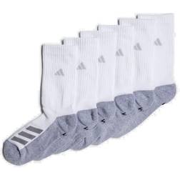 adidas Cushioned Angle Stripe Crew Socks 6-pack Kids - White