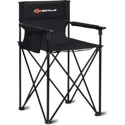 Costway Portable 38 Inch Oversized High Camping Fishing Folding Chair