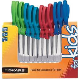 Fiskars Scissors Pkg of 12, Pointed, 5"