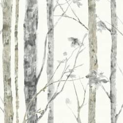 RoomMates RMK9047WP Birch Trees Peel & Stick Wallpaper