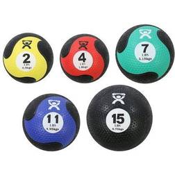 CanDo Firm Medicine Ball, 5-piece Set