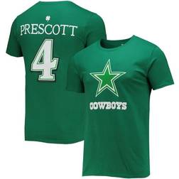 Fanatics Dallas Cowboys St. Patrick's Day Icon Player T-Shirt Dak Prescott 4. Sr