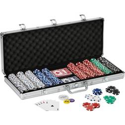 Fat Cat Count Texas Hold Em Dice Poker Chip Set