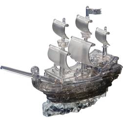 Bepuzzled 3D Crystal Puzzle Black Pirate Ship 101 Pieces