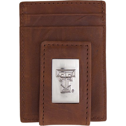 Eagles Wings Texas Longhorns Front Pocket Wallet - Brown