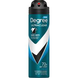 Degree Men UltraClear Black+White Fresh Dry Deo Spray 3.8oz