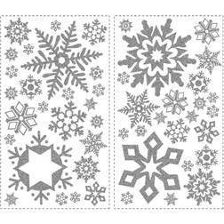 RoomMates Glitter Snowflakes Peel & Stick (RMK1413SCS)