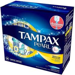 Tampax Pearl Regular Fragrance Free 36-pack
