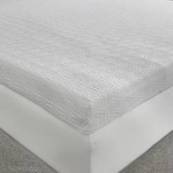 Sleep Philosophy Flexapedic Mattress Cover White (203.2x152.4cm)