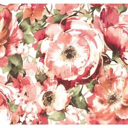 Watercolor Floral Peel and Stick (RMK11430M)