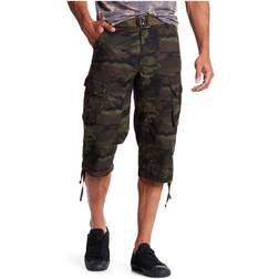 XRay Belted Cargo Shorts - Olive Camo