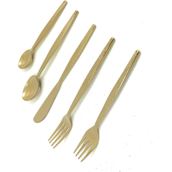 Vibhsa Gold Flatware Cutlery Set 20pcs