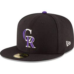 New Era Colorado Rockies Authentic Collection On Field 59FIFTY Structured Hat - Black