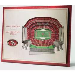YouTheFan San Francisco 49ers 3D Stadium Wall Art Photo Frame