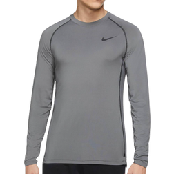 Nike Pro Dri-FIT Slim Long Sleeve Top Men - Iron Grey/Black