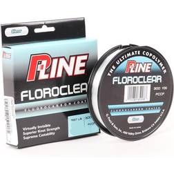 P-Line Floroclear Fluorocarbon Coated Mono Line 12lb 300yds
