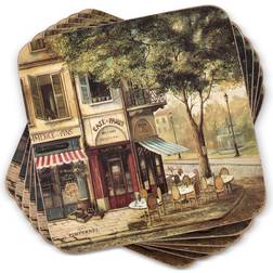 Pimpernel Parisian Scenes Coaster 6pcs