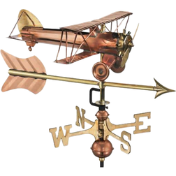 Good Directions Biplane with Arrow Garden Weathervane
