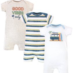 Hudson Cotton Rompers 3-pack - Gone Surfing (10152790)