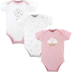 Hudson Baby Bodysuits 3-pack - Pink Clouds (10153035)