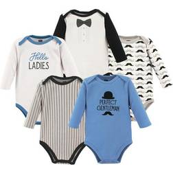 Hudson Baby Long-Sleeve Bodysuits 5-pack - Perfect Gentleman ( 10155361)