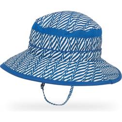 Sunday Afternoons Kid's Fun Bucket Hat - Blue Electric Stripe