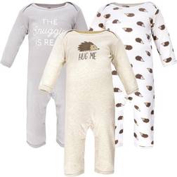 Hudson Baby Cotton Coveralls 3-pack - Hedgehog ( 10117353)